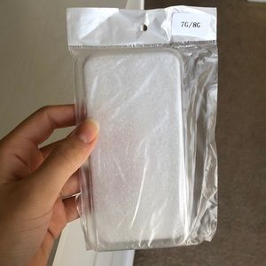 NWT Clear iPhone 7/8 case!!